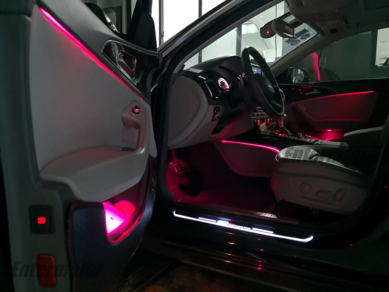 Multi-Color Ambient Light Footwell Light Background Light 21 Colors For Audi A6 A7 C7 6 Multi-Color Ambient Light Footwell Light Background Light 21 colors for Audi A6 A7 C7 - Image 6