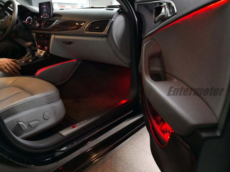 Multi-Color Ambient Light Footwell Light Background Light 21 Colors For Audi A6 A7 C7 3 Multi-Color Ambient Light Footwell Light Background Light 21 colors for Audi A6 A7 C7 - Image 3