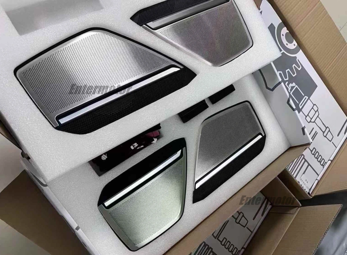 Audi A6 S6 Rs6 A7 S7 Rs7 C8 Door Speaker Cover Multi-Color Ambient Light Metal Speaker Cover 4 Audi A6 S6 RS6 A7 S7 RS7 C8 door speaker cover multi-color ambient light metal speaker cover - Image 4