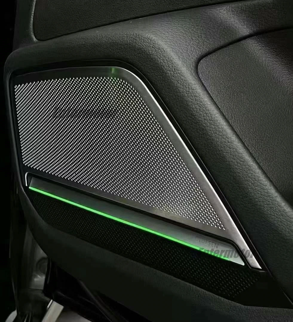 Audi A6 S6 Rs6 A7 S7 Rs7 C8 Door Speaker Cover Multi-Color Ambient Light Metal Speaker Cover 2 Audi A6 S6 RS6 A7 S7 RS7 C8 door speaker cover multi-color ambient light metal speaker cover - Image 2