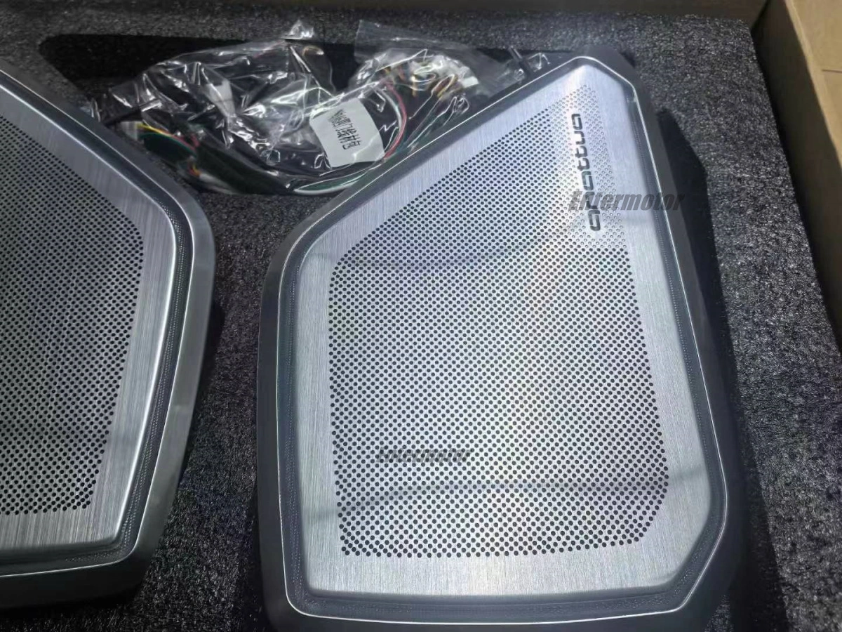 Audi A6 S6 A7 S7 Rs7 S6 C8 Door Speaker Cover Multi-Color Ambient Light Metal Speaker Cover 5 Audi A6 S6 A7 S7 RS7 S6 C8 door speaker cover multi-color ambient light metal speaker cover - Image 5
