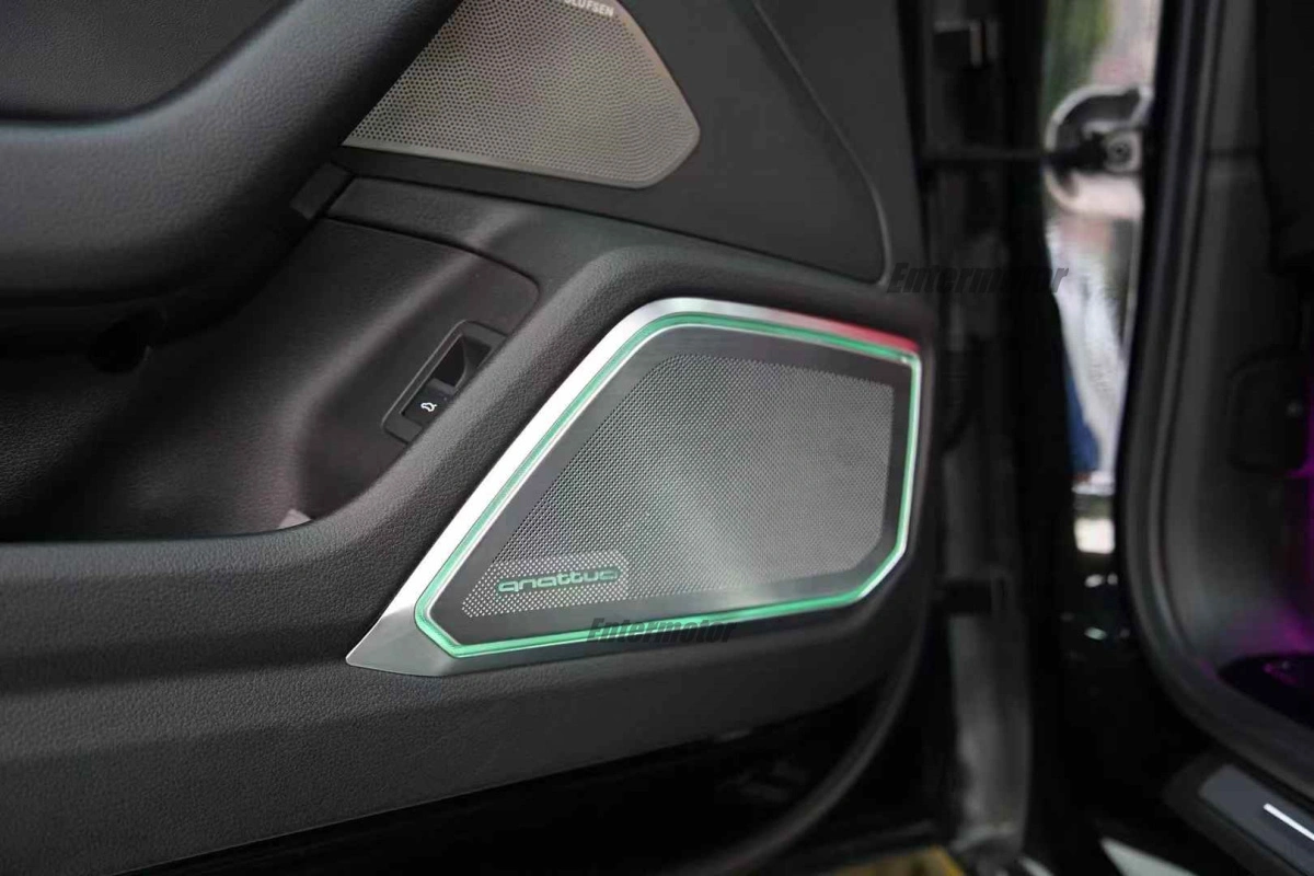 Audi A6 S6 A7 S7 Rs7 S6 C8 Door Speaker Cover Multi-Color Ambient Light Metal Speaker Cover 3 Audi A6 S6 A7 S7 RS7 S6 C8 door speaker cover multi-color ambient light metal speaker cover - Image 3