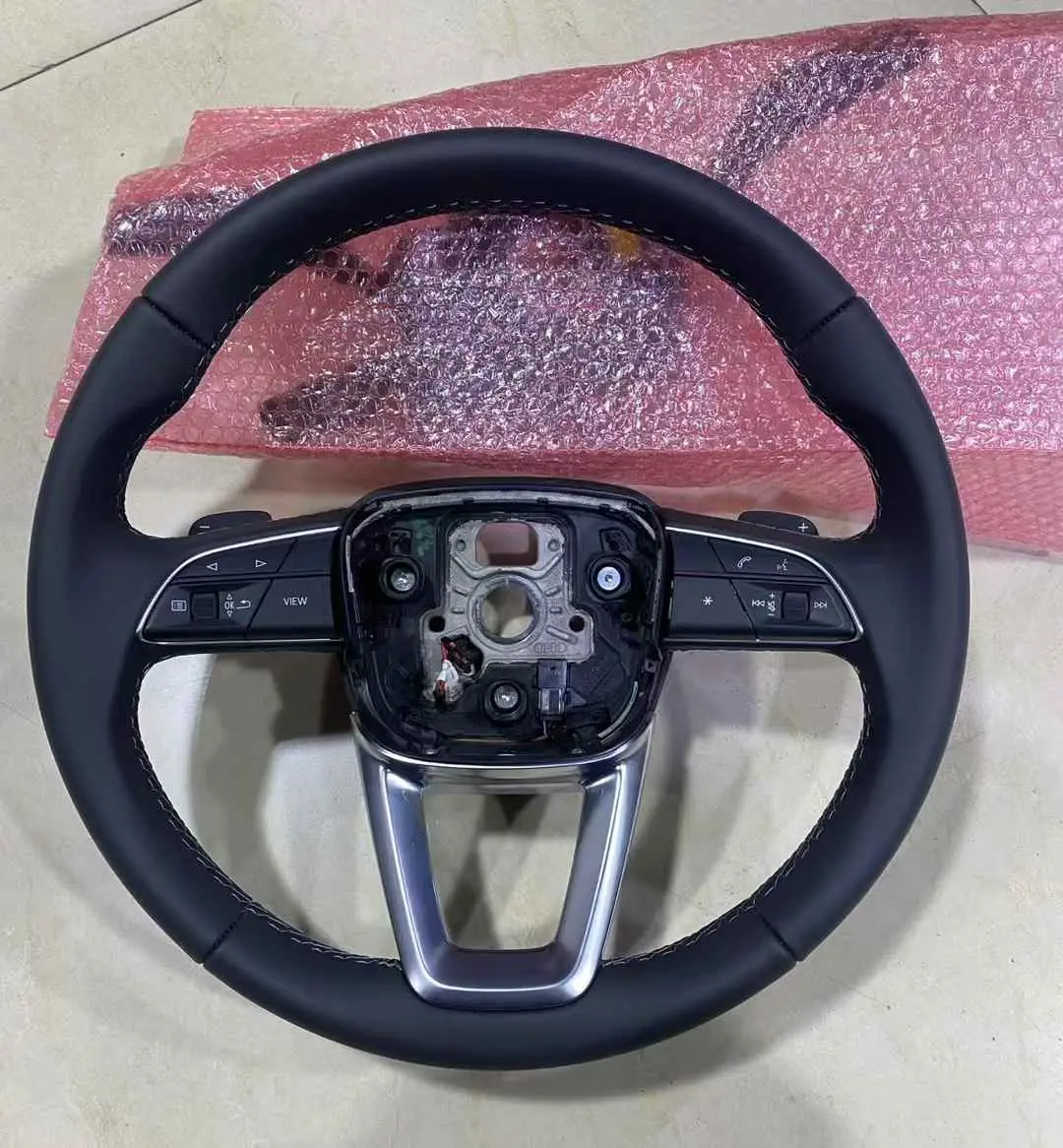 Round Heated Steering Wheel Kit For Audi A4 S4 Rs4 A5 S5 Rs5 Q5 Q7 Q8 3 Round Heated Steering Wheel Kit For Audi A4 S4 RS4 A5 S5 RS5 Q5 Q7 Q8 - Image 3