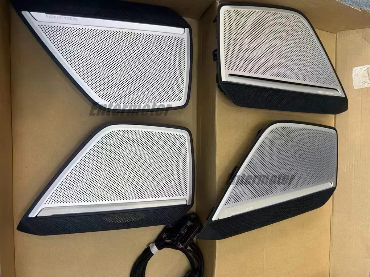 Audi A6 A7 S7 Rs7 S6 Rs6 C8 Door Speaker Cover Multi-Color Ambient Light Metal Speaker Cover 4 Audi A6 A7 S7 RS7 S6 RS6 C8 door Speaker Cover multi-color ambient light metal speaker cover - Image 4