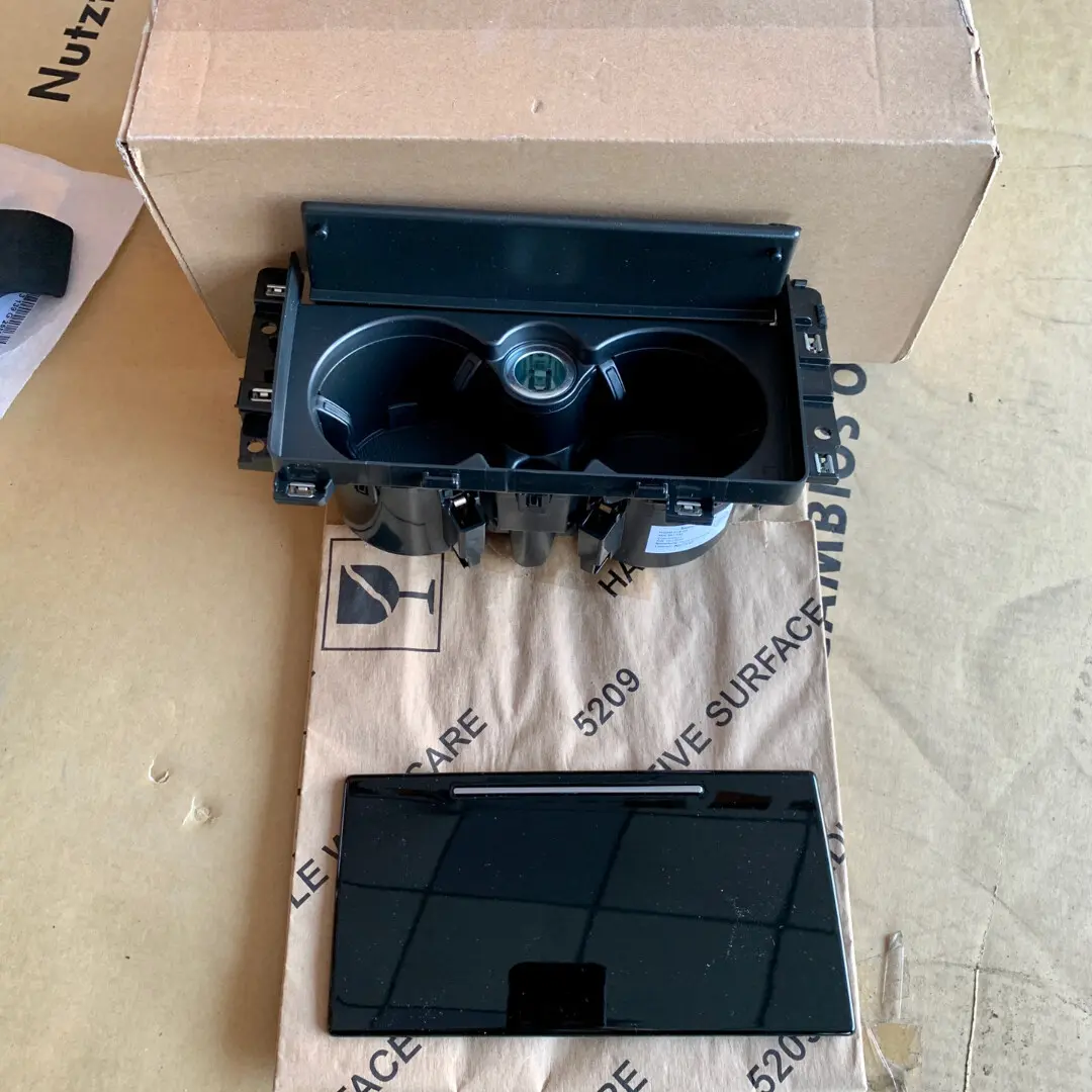 Audi Q8 Sq8 Rsq8 Folding Cup Holder Piano Black Cover 1 Audi Q8 SQ8 RSQ8 Folding Cup Holder Piano Black Cover