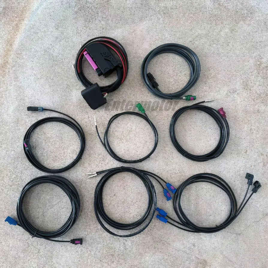 OEM 360° Camera Wiring Harness Retrofit Kit for Audi A6 C8 A7 A8 Q7 Q8 eTron